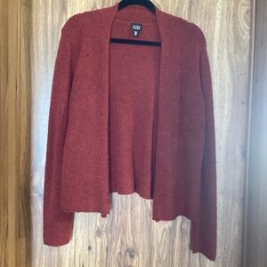 Eileen Fisher Red Cardigan
